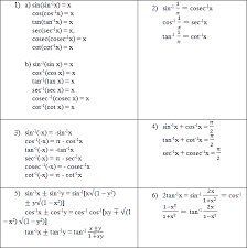 Properties Of A Inverse Trigonometric Function Tutorsonnet