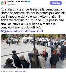 Primul pas pe care trebuie sa il faca in acest moment unul dintre parinti este sa declare si sa inregistreze nasterea copilului. Primarie Pd Votano Un Milione E 600mila Dem Zingaretti Vince Con Il 66