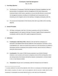 Using a building security risk assessment template would be handy if you're new to or unfamiliar with a building. Free 13 Credit Risk Management Samples In Pdf Ms Word