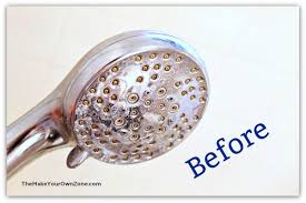 Place the shower head in a bucket containing a solution of one part water and one part vinegar. How To Clean And Descale A Shower Head The Natural Way