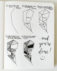 Some Of You Asked For A Video Tutorial For My Geometric Feather Things So Here It Is Very Easy To Adapt And Ma Geometric Origami Geometric Drawing Geometric