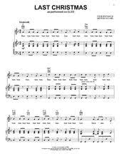 Glee Cast Last Christmas Sheet Music Notes Chords Score Download Printable Pdf Christmas Sheet Music Christmas Piano Sheet Music Sheet Music