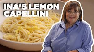 The Easiest Lemon Pasta Recipe With Ina Garten Food Network Youtube Lemon Pasta Recipes Lemon Pasta Food Network Recipes