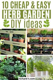 10 Simple Herb Garden Ideas Perfect For Any Diy Lover These Herb Garden Diy Ideas Will Ensure You Alwa In 2020 Outdoor Herb Garden Herbs Garden Inside Diy Herb Garden