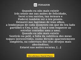 Quando Eu Nao Mais Existir Iras Nicodemos David Pinto