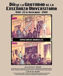 Columnista invitada (*) | discutir la gratuidad universitaria significa un retroceso. 22 De Noviembre Dia De La Gratuidad Universitaria Letras Vuelve