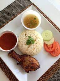 Malay Fried Chicken Rice Nasi Ayam Goreng Kampung Recipe Spicy Recipes Chicken Rice Recipes Cooking