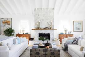 Living Room With Fireplace Deborah Hutton S Stunning Hamptons Renovation Front Room Furnishings Room Furnishing Coffee Table For Small Living Room