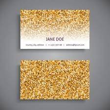 4.7 out of 5 stars. Free Vector Business Card Glitter Style