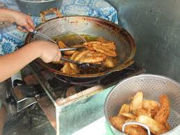 Resep ayam woku belanga, masakan ayam dari manado dengan rasa pedas. Pisang Goreng Wikipedia