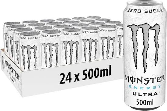 MONSTER ULTRA WHITE ZERO 24x500ML
