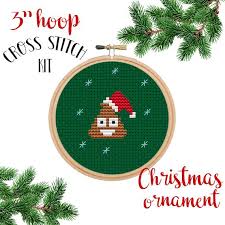Maybe you would like to learn more about one of these? Christmas Poop Emoji Cross Stitch Kit Funny Cross Stitch