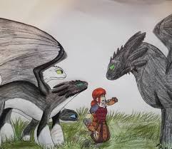 Obraz Moze Zawierac 3 Osoby How To Train Your Dragon How To Train Dragon How Train Your Dragon