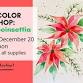 Watercolor Workshop: Pine & Poinsettia event image