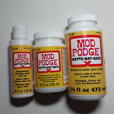 It also reduces tackiness, a common issue with decoupage projects. Mod Podge Matte Mat Mate 118 Ml 236 Ml 473 Ml Und 946 Ml Ebay