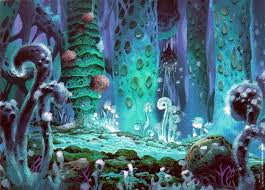Nausicaa Of The Valley Of The Wind Toxic Jungle Studio Ghibli Art Ghibli Art Studio Ghibli