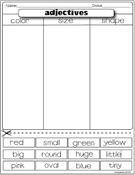 Adjectives Freebie Speech And Language Teaching Grammar Teaching