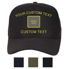 Custom Military Veteran Hats Caps Top Quality Embroidery