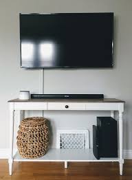 Install a raceway and paint it the same color as the wall. How To Hide Mounted Tv Cables Without Drilling Into The Wall Hide Cables On Wall Mounted Tv Ideas Living Rooms Hide Tv Cords