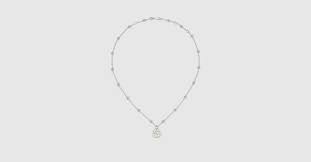 Gucci Interlocking G Necklace In Silver Necklace Silver Silver Jewelry