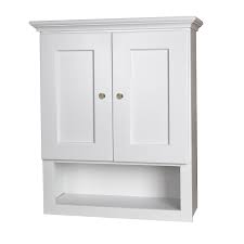 Wall cabinet bathroom cabinets : White Shaker Bathroom Wall Cabinet Overstock 21010187