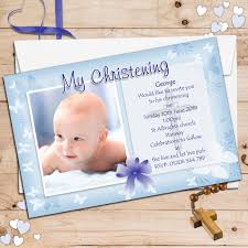Why not make your own christening cards? Baby Boy Diy Invitation Card For Christening Greeting Cards Near Me