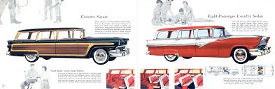 1956 ford stationwagons brochure