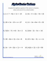 Check spelling or type a new query. Algebra Practice Problems Worksheet Education Com