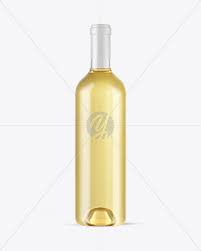 Download Clear Glass White Wine Bottle Mockup In Bottle Mockups On Yellow Images Object Mockups PSD Mockup Templates