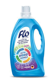 You can use warm water for the initial wash so that excess dye is removed but consequent washes are better done in cold water. Liquid Laundry Detergent For Color Fabrics Flo Color Gel 4 In 1 Pcc Group