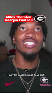 THE UGA FB STANDARD ‼️#AthletePOV #GeorgiaFootball #MilesThornton #The...