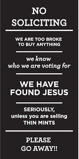 12 X 24 No Soliciting Hand Painted Funny Quotes Quotes Words
