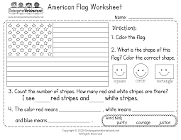 Illinois state flag coloring page. American Flag Worksheet For Kindergarten Free Printable Digital Pdf