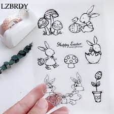 See more ideas about koala, cards handmade, stampin up cards. 1 Sheet Cute Rabbits Crab Candy Mushroom Clear Rubber Stamps For Card Making Scrapbooking Easter Silicone Stamps Stamps Aliexpress