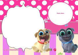Blank free dog party invitation template : Free Disney Puppy Dog Pals Invitation Templates Puppy Invitations Monsters Inc Invitations Paw Patrol Invitations