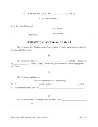 About uncontested divorce in georgia online. Free Georgia Name Change Forms How To Change Your Name In Ga Pdf Eforms
