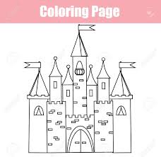 The set includes facts about parachutes, the statue of liberty, and more. Coloring Page Educational Children Game Fairy Castle Princess Palace Drawing Printable Activity For Kids Toddlers Royalty Free Cliparts Vectors And Stock Illustration Image 98025526