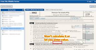 Irs form 1040 schedule 1 is often used in u.s. Irs Free File Fillable Forms 2019 Has Issues With Form 8962 Premium Tax Credit A Life Of Granite In New Hampshire