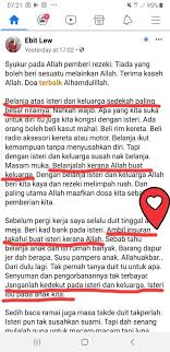 Ebit bertemu keluarga yang memerlukan bantuan di baling. Aliya Batinah Terbaca Tulisan Ustaz Ebit Lew Belanja Facebook