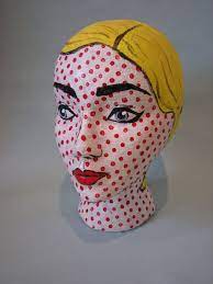 Shoppe deine lieblingstrends von art online im shop. Pop Art Comic Foam Head By Rainydaymarket On Etsy 25 00 Mannequin Art Pop Art Comic Foam Head