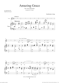 I included the chord symbols and the notation of the. Amazing Grace In C Sheet Music For Voice And Piano Pdf