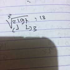 Dengan cara menghitung perhatikanlah satuan hasil. Akar Pangkat 3 Dari 2197 Brainly Co Id