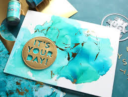 With a continuous focus on innovation, successful lines such as the distress family of products and perfect pearls pigment powders have become popular worldwide. Alcohol Inks Gold Foil Kwernerdesign Blog