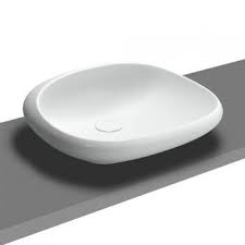 Vitra Istanbul Countertop Washbasin W 53 5 D 51 5 Cm White With Vitraclean Wash Basin Vitra Countertops
