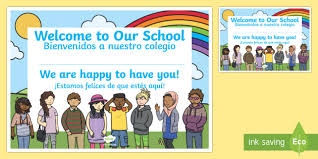 Maybe you would like to learn more about one of these? Welcome To Our School Certificate English Spanish