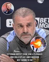 🗣️Transfer Update: Ange Postecoglou has decided to sign this young star  who everyone considering talented 🗣️Tottenham identify €50m Serie A  playmaker who could replace James Maddison Check full details below 👇  https://sportyatch360.com.ng/2024/12 ...