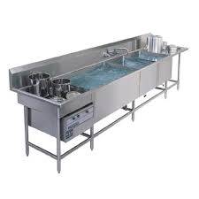 All sinks have a 3/4 radius at all intersecting planes (consultant's specification) stainless steel gussets are machine welded 360 degree to a stainless steel triangular plate. Sabari Kitchen Stainless Steel Commercial Pot Washing Sink Id 6902478791