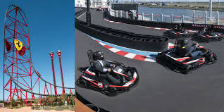 Vamos juntos conhecer o ferrari land, o parque temático da ferrari, localizado na espanha. Ferrari Theme Park In Spain And Ferrari Kart Track At Sea Torque