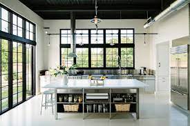 Maybe you would like to learn more about one of these? 75 Beautiful Kitchen With Stainless Steel Cabinets Pictures Ideas August 2021 Houzz