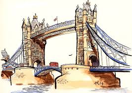 For those of you who don't know, i wasn't born in the uk. Tower Bridge Mymoleskine Community London Artwork Tower Bridge Fantasy Art Illustrations